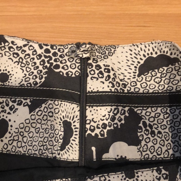 Modest ALine black/ white flour skirt ESPRIT, EU38/US8, 100%cotton - Picture 6 of 13